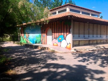 Toilet and shower block