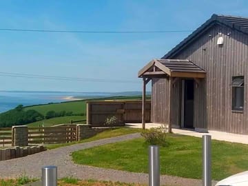 View over the sea and countryside