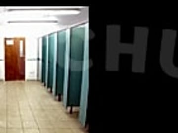 Large toilet and shower block,very new and clean.