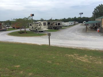 Well-spaced accommodation areas by the main office