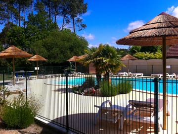 Relax and tan by the pool