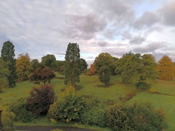 Views towards the camping field