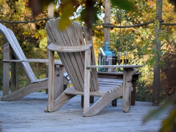Private deck for each yurt