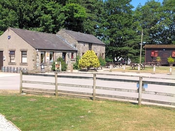 Facilities seen from hardstanding area