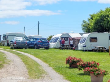 A view over the camping field