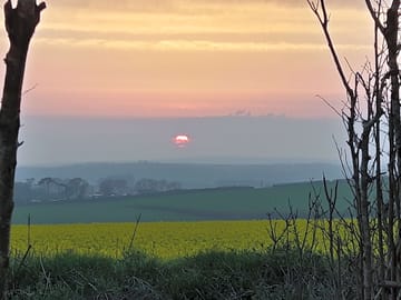 Watching the sun go down