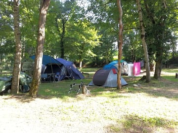 There's plenty of space for your camping equipment