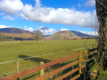 View of blencathra from the site