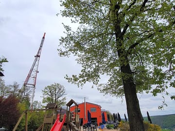 Play area next to the restaurant
