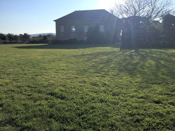 Grass pitches, flat field