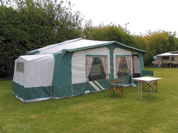 Spacious camping pitches