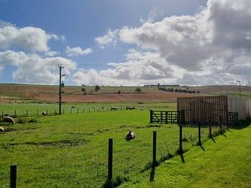 View from the pitches