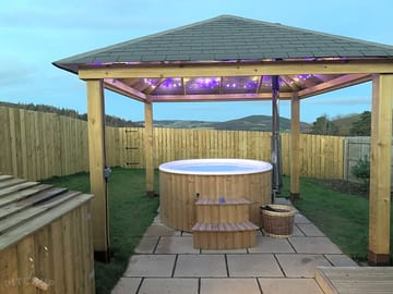 Woodfired hot tub