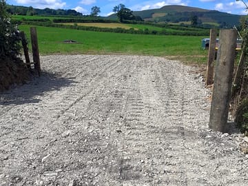 Entrance to the camping field