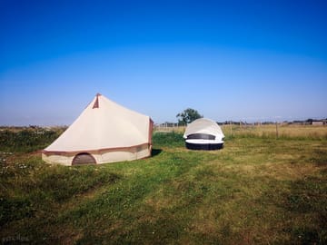 Tent from the outside