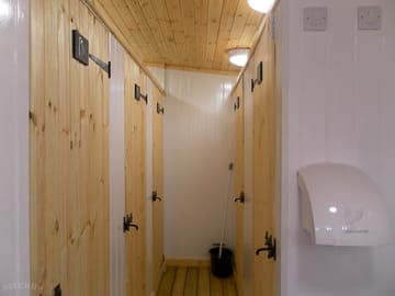 Ladies' toilet/shower block