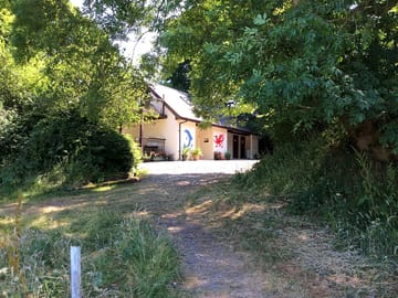 Access to shower block from sports field