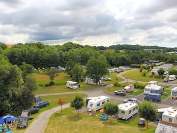 Aerial view of the pitches