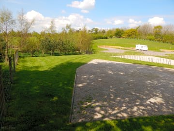 Standard pitch on part of the site