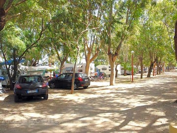 Sunny and shady pitches