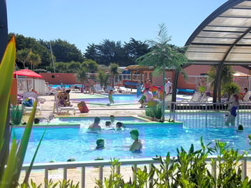 The outdoor pool