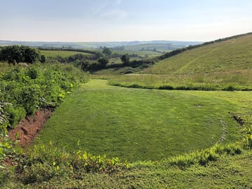 Pitch looking east