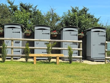Shower and toilet shacks