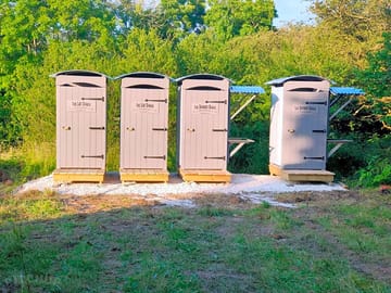 Toilet and shower shacks
