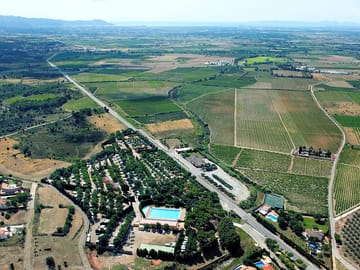 Aerial view of the site