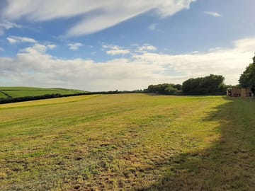 View across the campsite