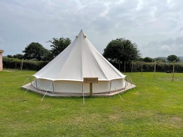 Bell tent exterior