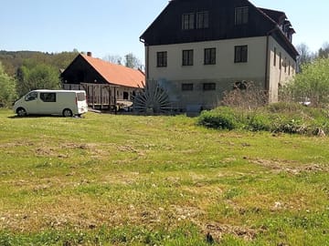 The site and the camping field