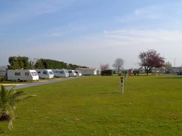 Different view of the central grass touring pitches