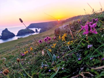Sunset on the coast