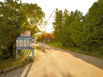 Camp entrance