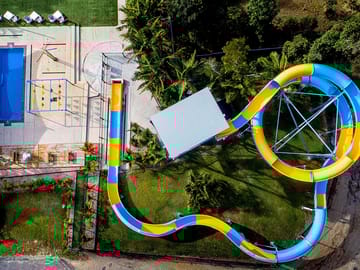 Wooli wedgie waterslide. free for all guests