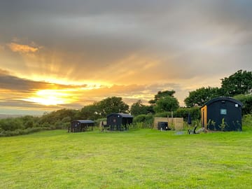 Location of the huts