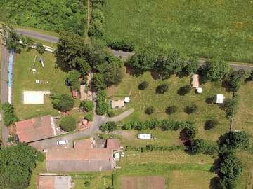 Aerial view of the site