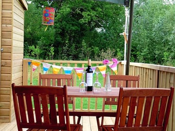 Outside decking area