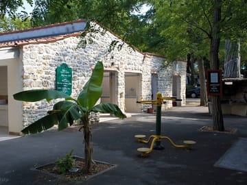 View of the toilet blocks