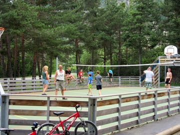 Volleyball in a nearby park