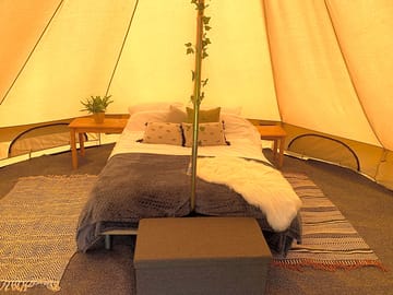 One of our cosy tents