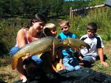 Fishing in the pond