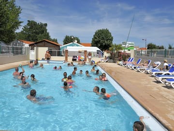 Pool on a sunny day