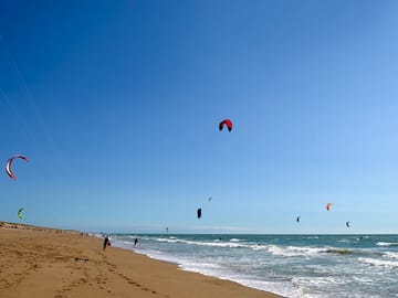 The beach