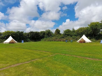 The bell tents
