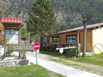 Entrance to the site
