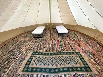 Bell tent interior