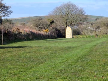 Spacious sized pitches - and a loo for each one