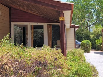 Entrance to the cabin